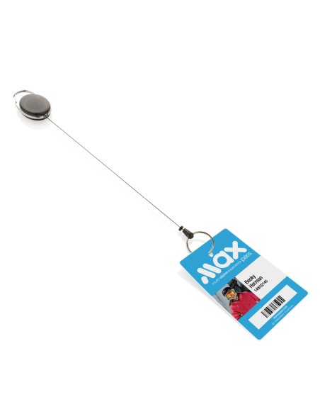 Portachiavi a rotella in ABS riciclato RCS